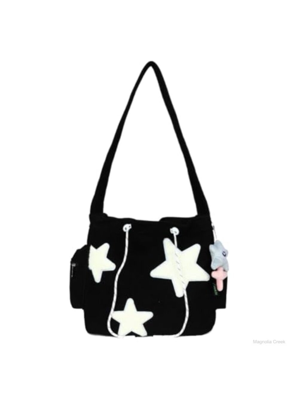 Corduroy Crossbody Tote Bag Large Capacity Messenger Shoulder Bag